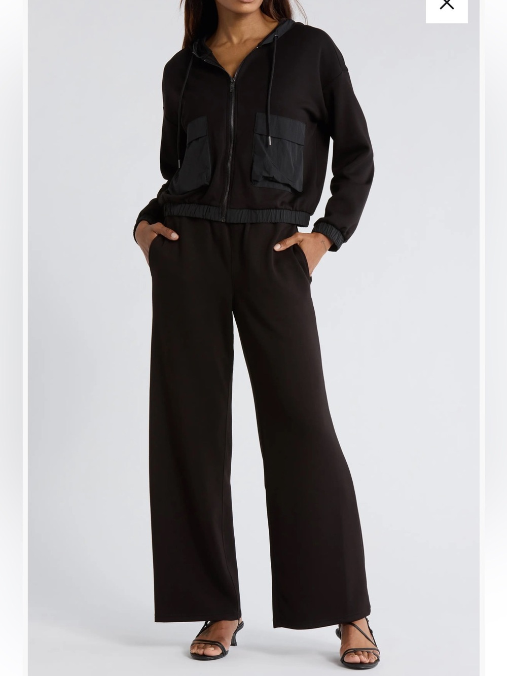 NWT Jason Wu Black Woven-Trim Zip Front Bomber Jacket ad Pants  XS, S, M, L, XL